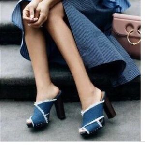 Veronica Beard Holt Chambray Heel